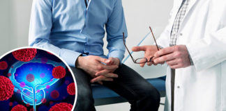 First symptoms of prostate cancer