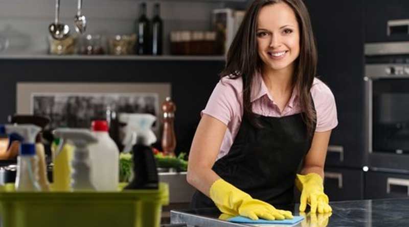 Cleaning Kitchen