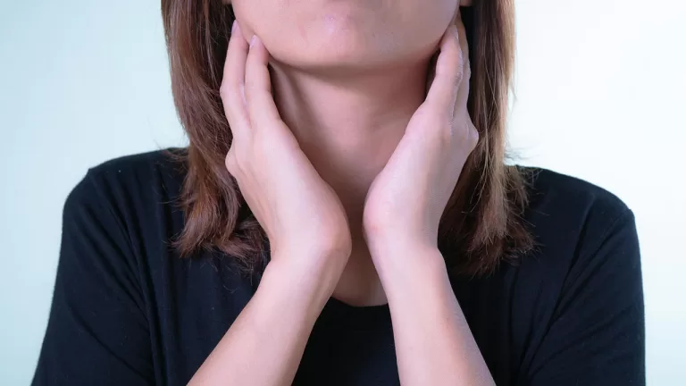 Why does phlegm appear in the throat?